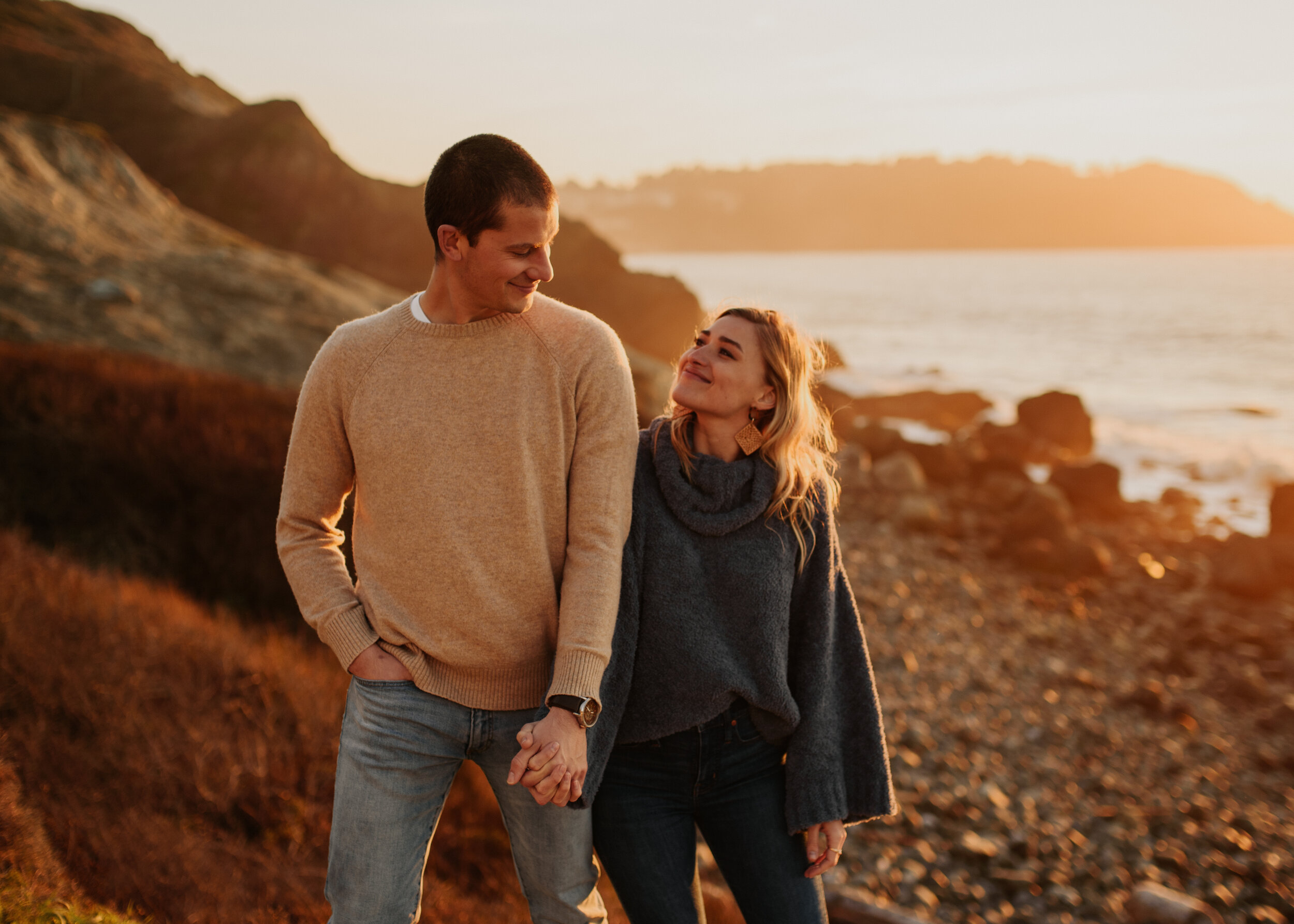 Bay Area Golden Gate Bridge Couples Session // San Francisco, CA // Jenn + Frank