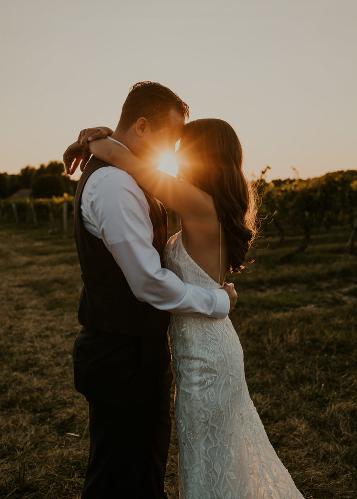 When you make a wedding timeline, add some time for sunset photos!